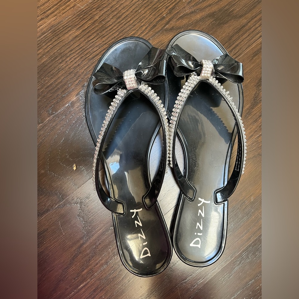 Brand new jelly black sandals